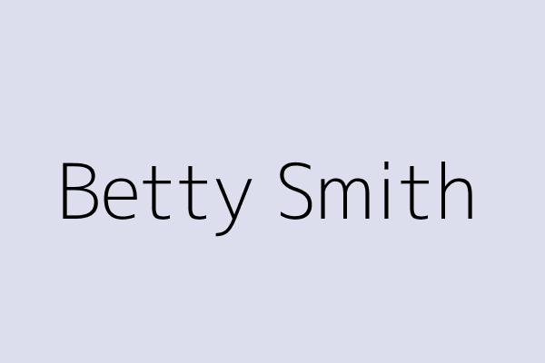 Betty Smith 